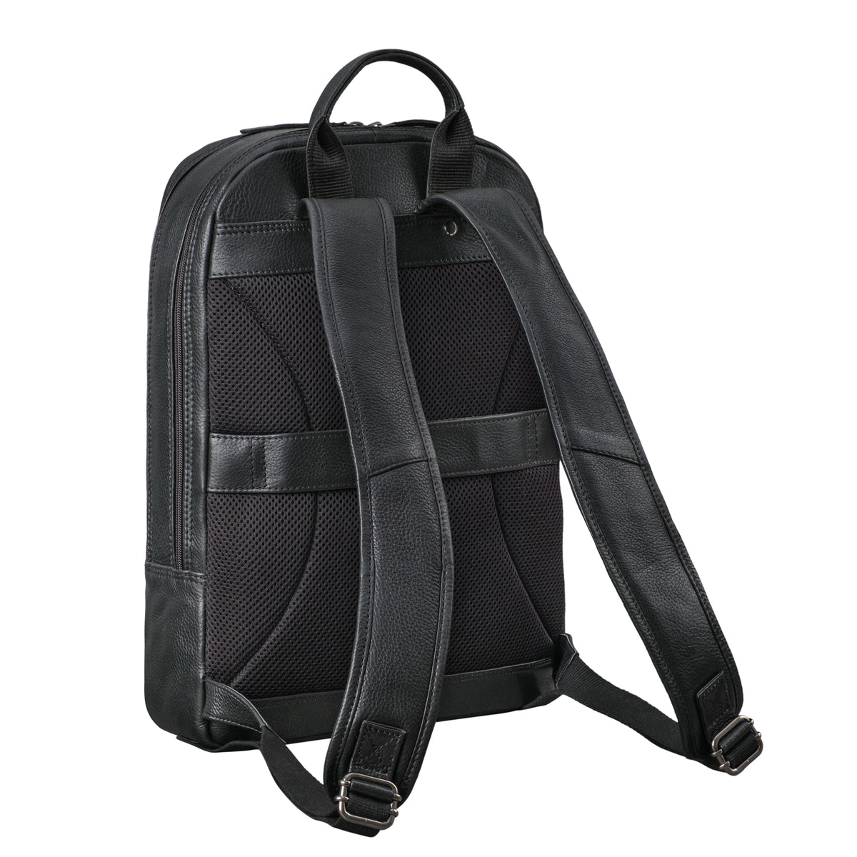 Laptoprucksack aus Leder für 15,6 Zoll Notebook