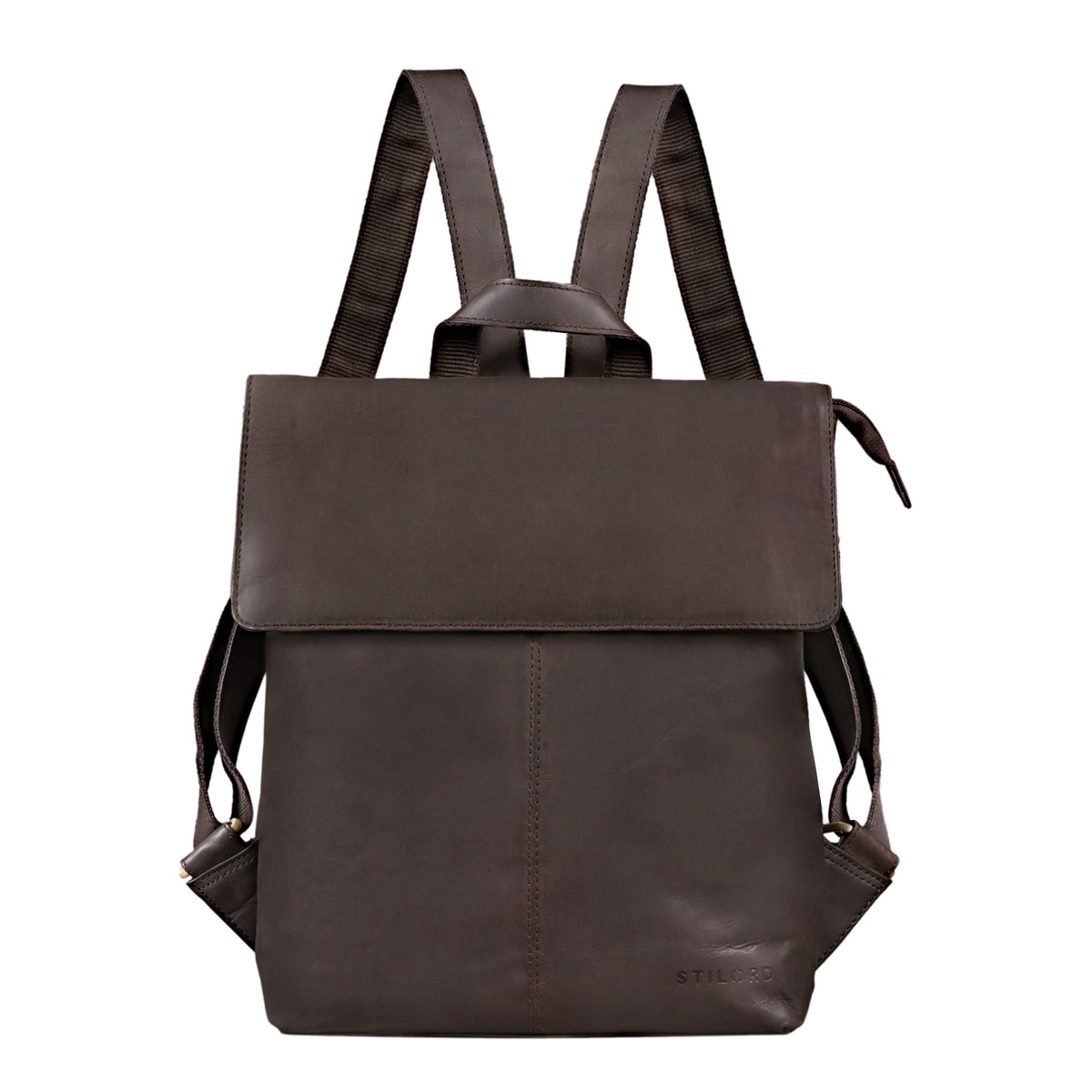 Großer Leder Rucksack braun
