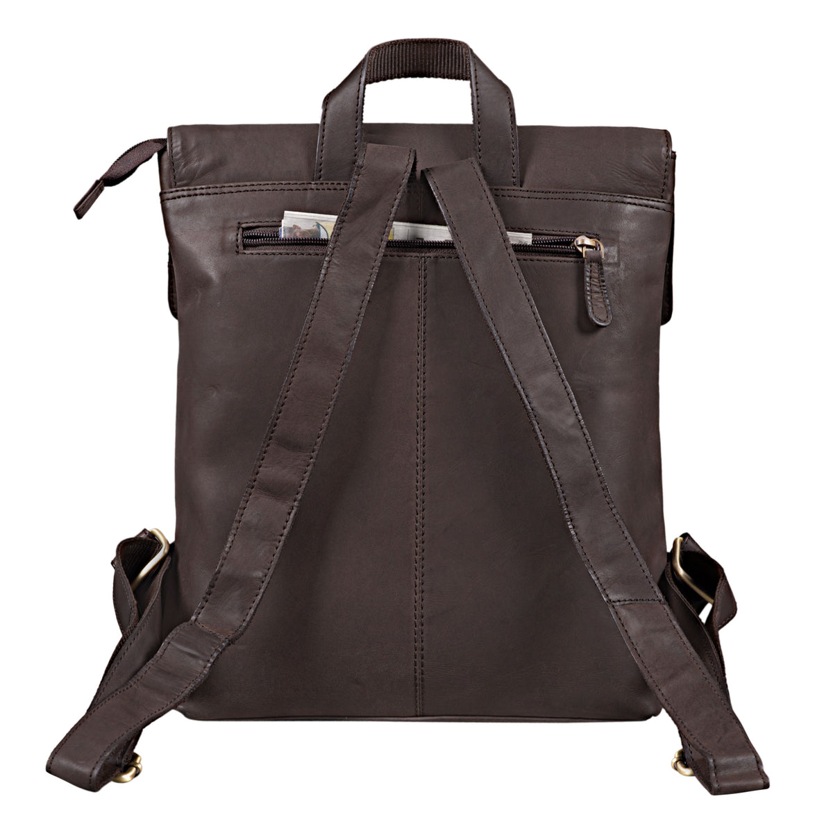Kurierrucksack Leder braun