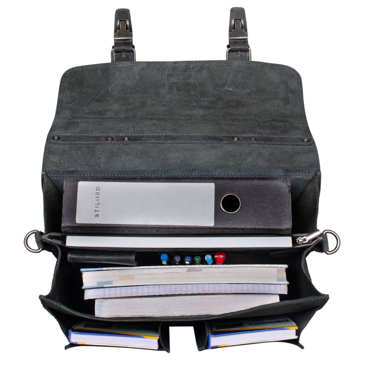 Aktentasche 15.6 Zoll Laptoptasche Leder