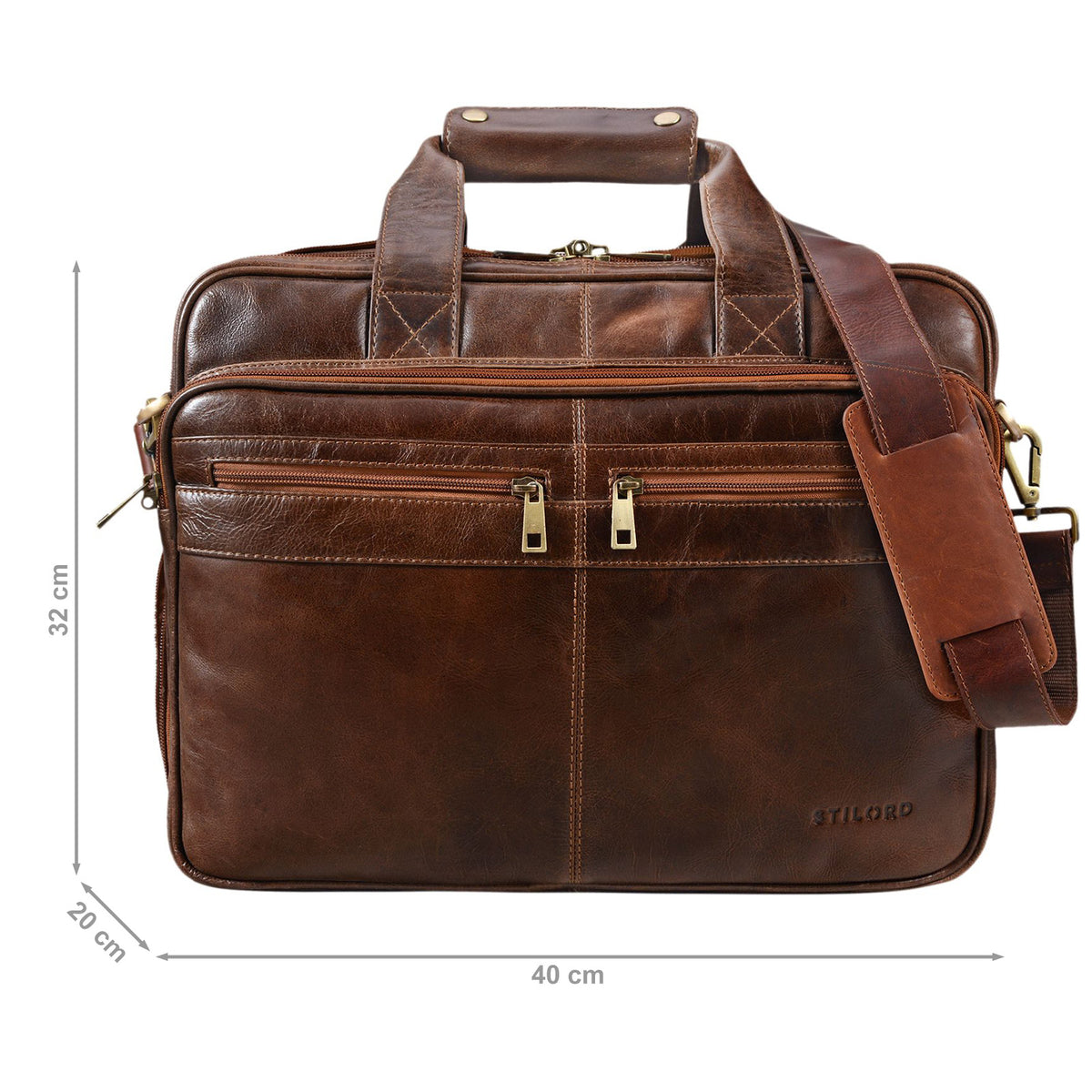 Ledertasche Aktentasche XL