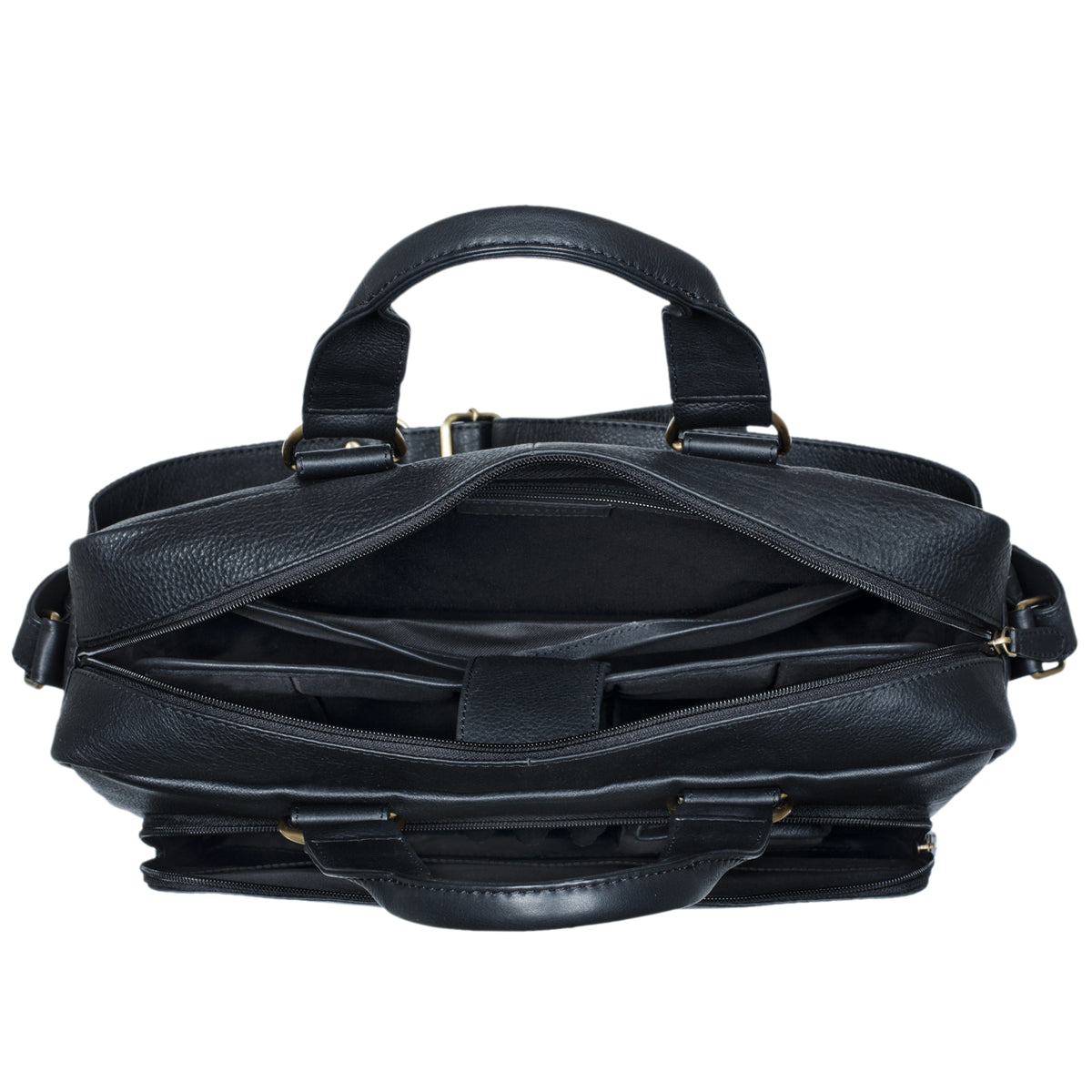 Ledertasche Aktentasche Herren schwarz