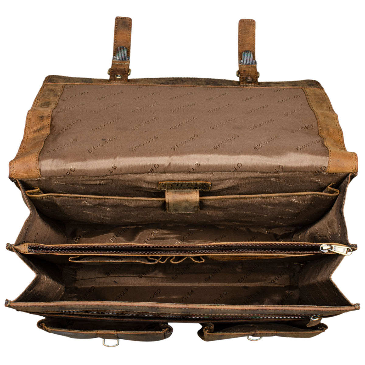 Leder Aktentasche DIN A4 Vintage