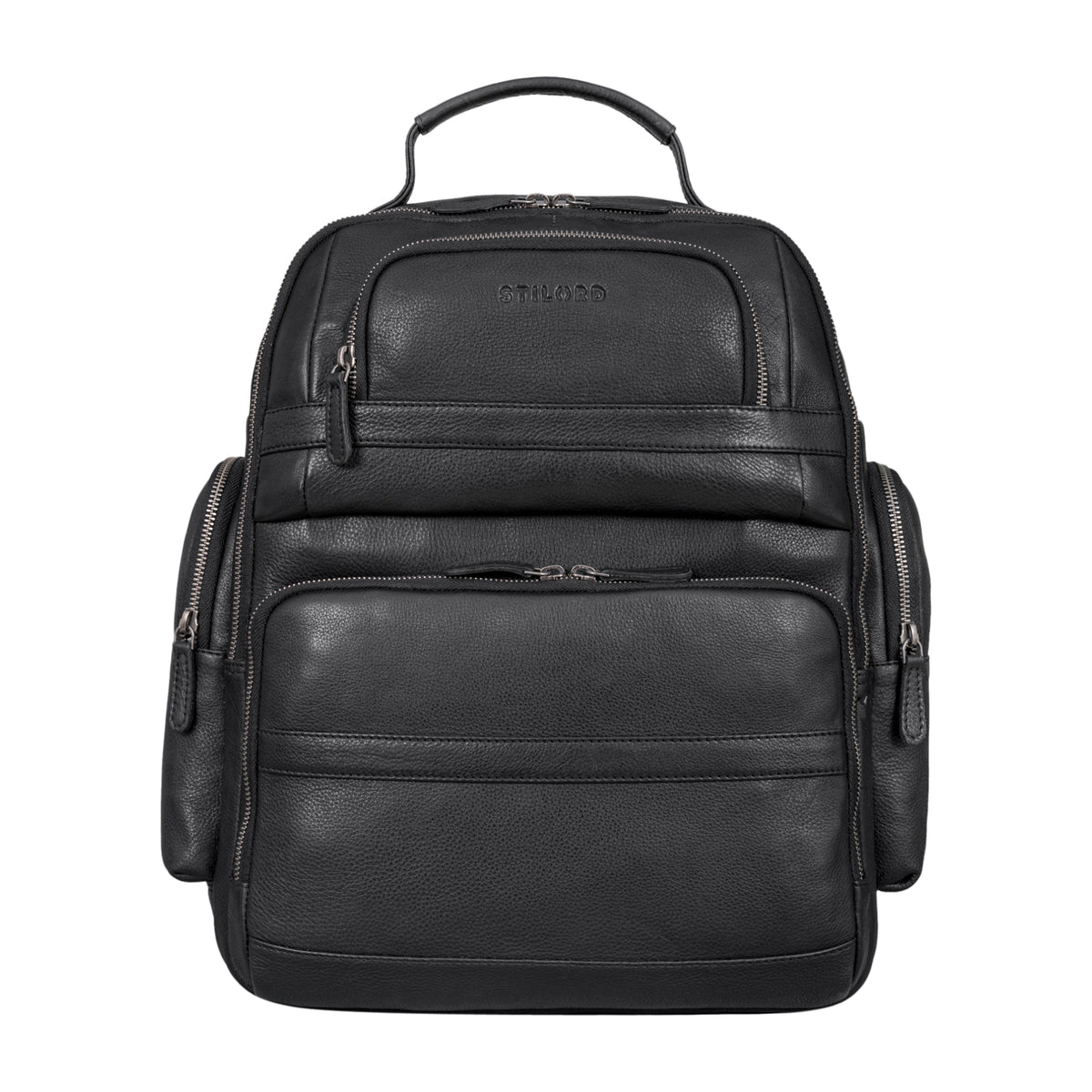 Reiserucksack schwarz Echtleder Damen Herren