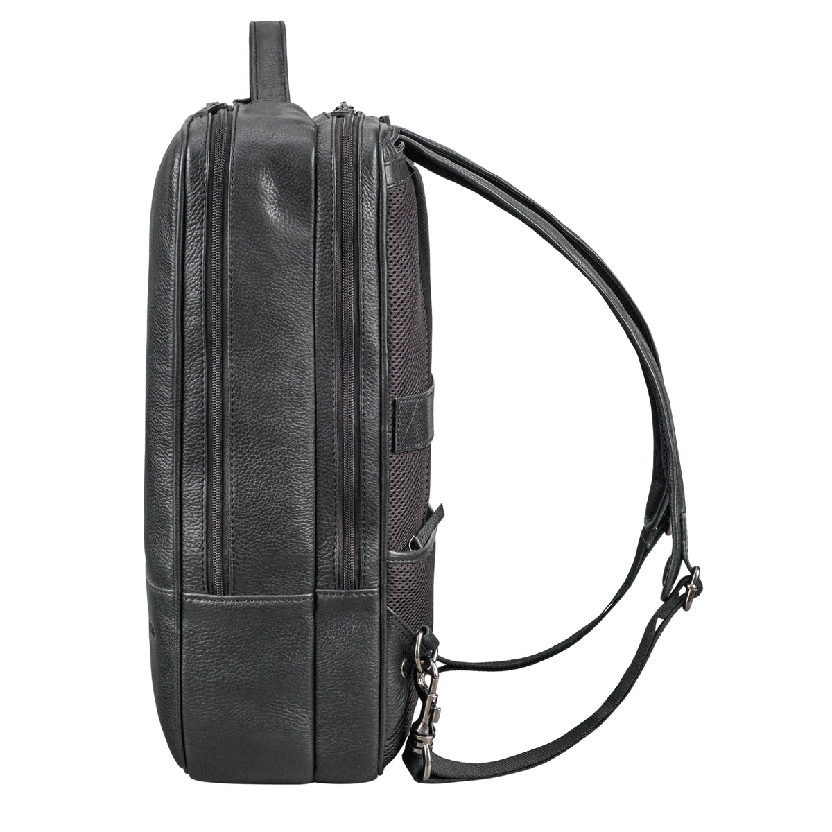 schwarzer Arbeitsrucksack mit Laptopfach