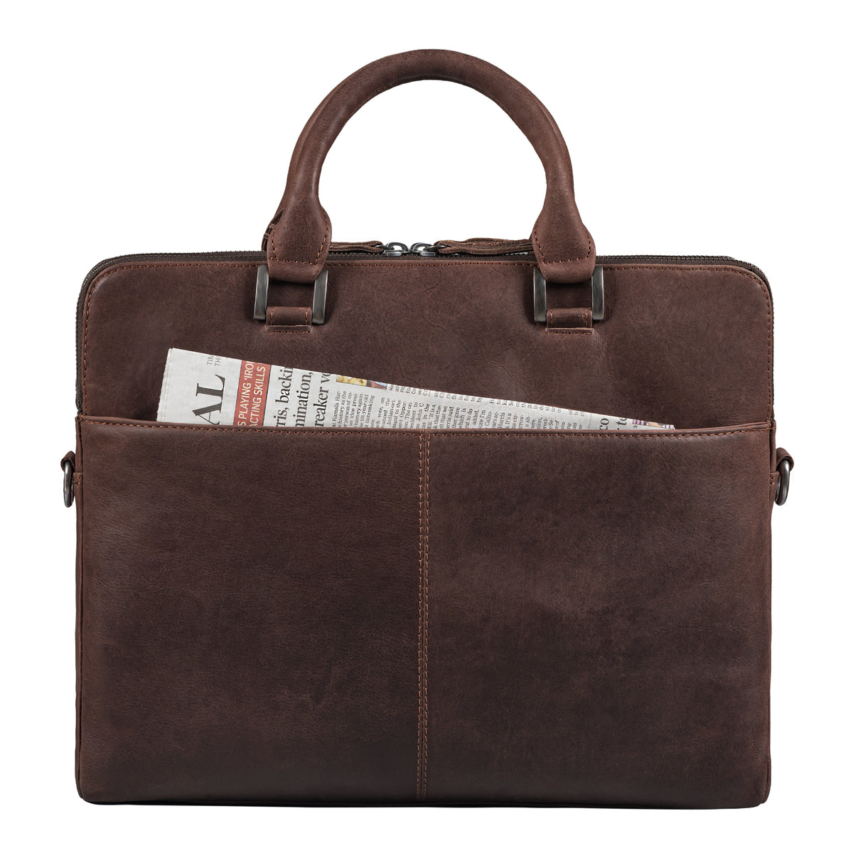 Damen Arbeitstasche Leder braun