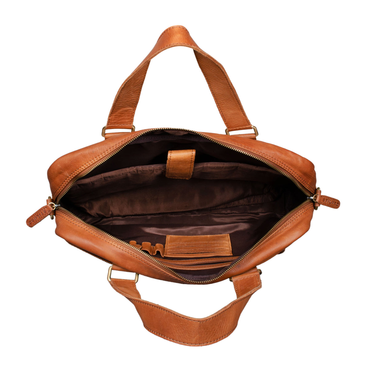 Echtleder Tasche zum Umhängen Vintage braun