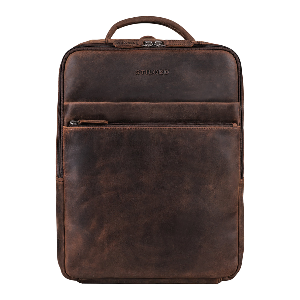 Großer Laptoprucksack Leder