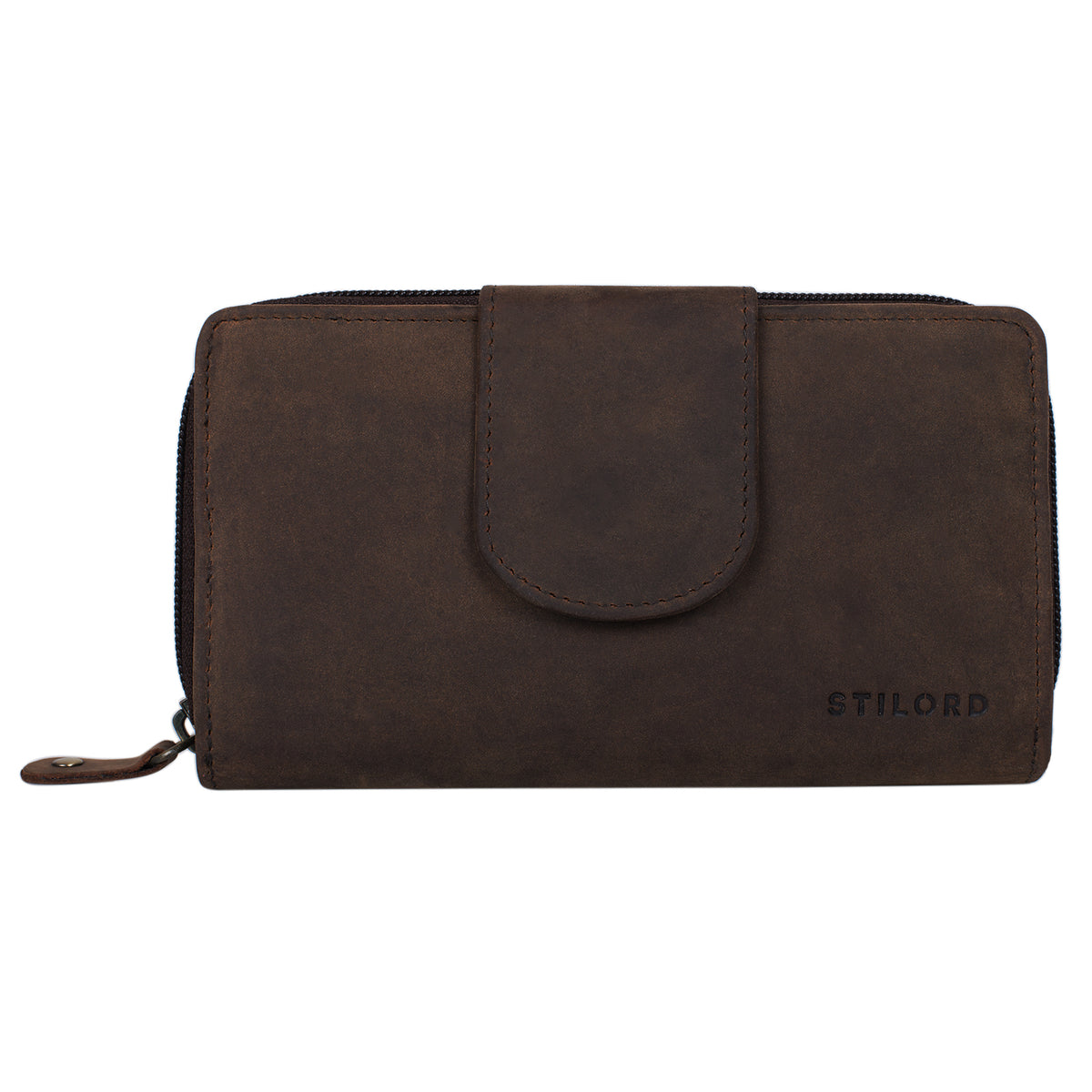 Brieftasche Leder groß braun