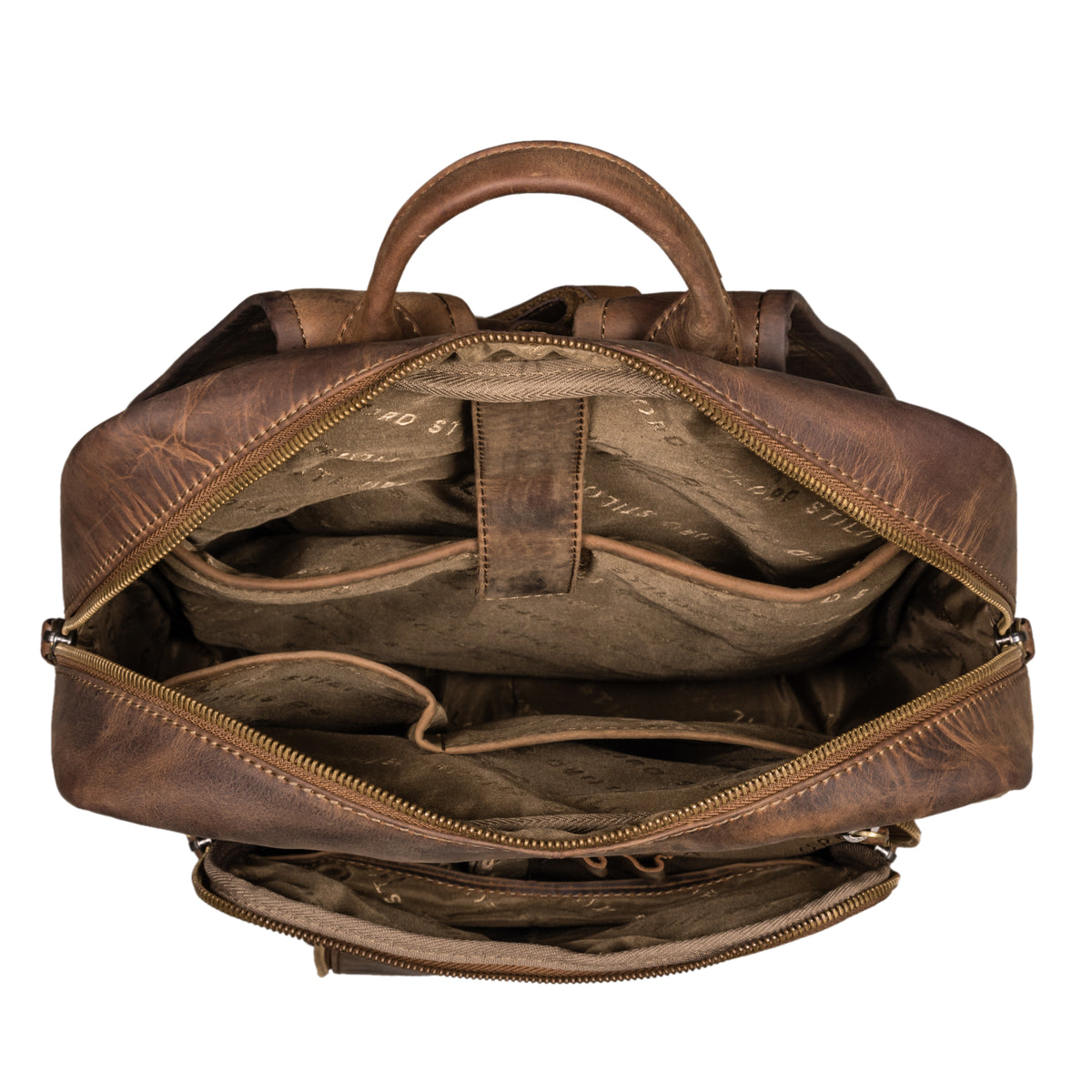 Leder Bürorucksack Herren