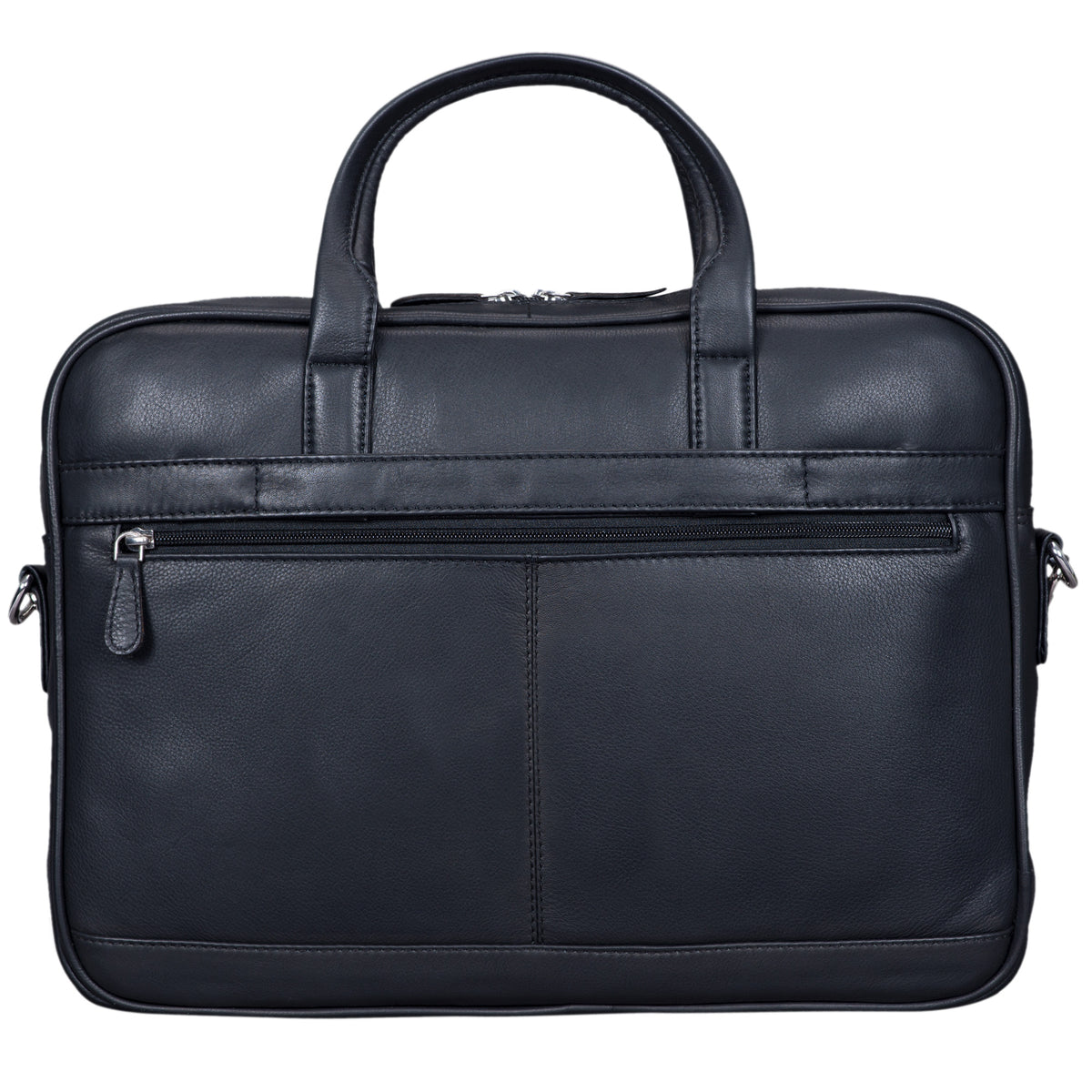 Bürotasche Leder schwarz