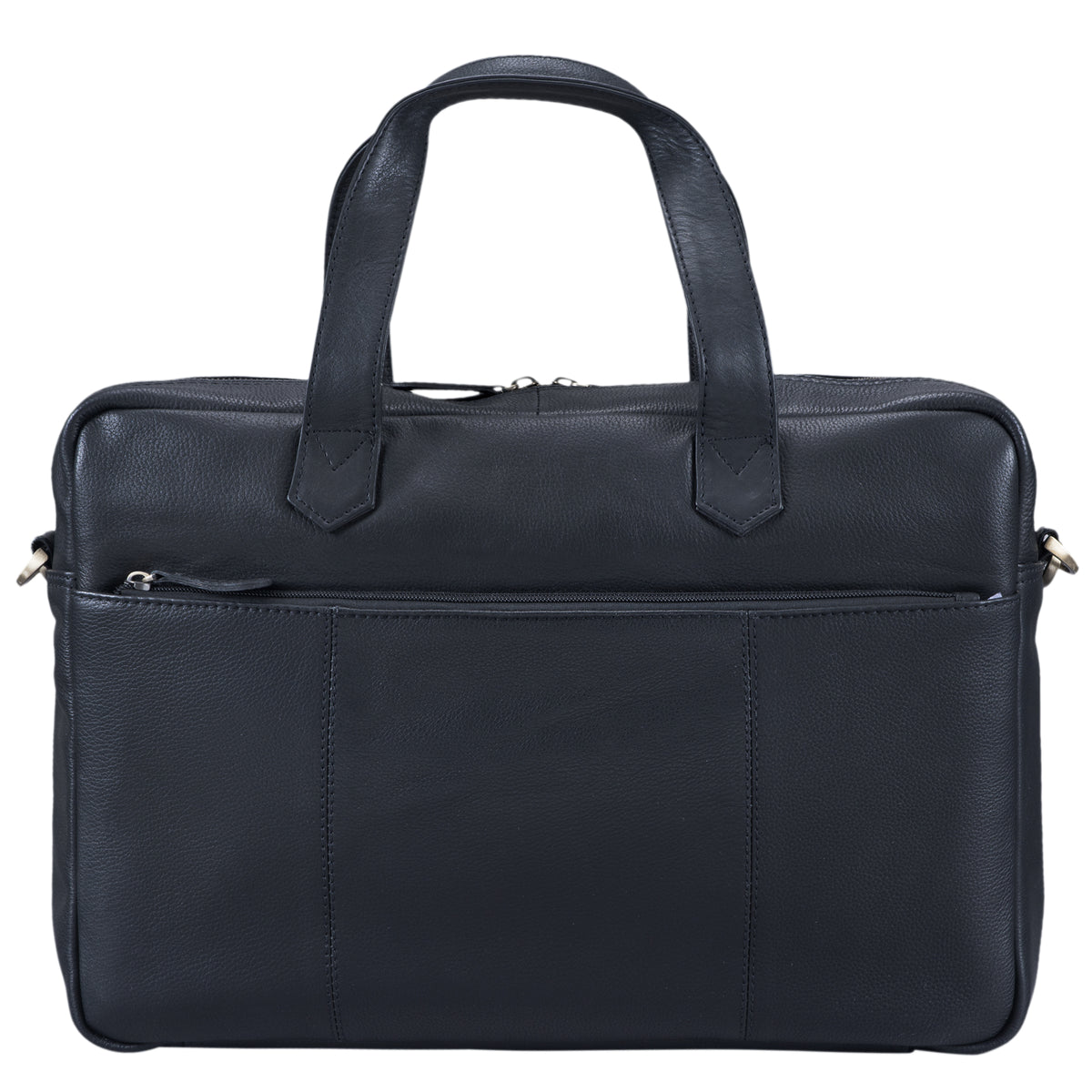 Klassische Leder Businesstasche Herren schwarz
