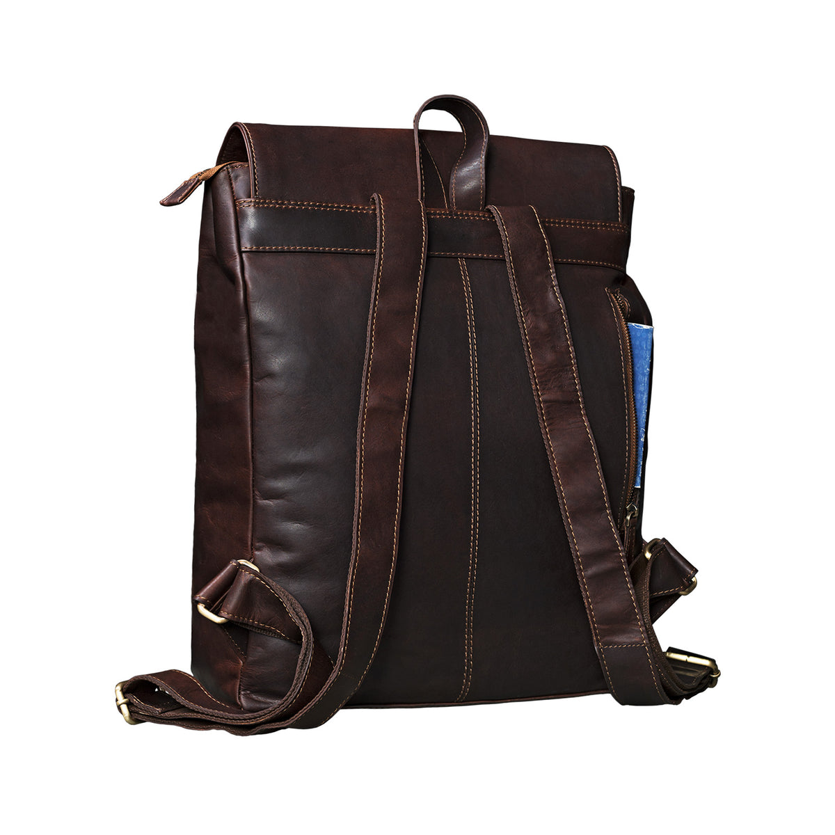 Rucksack Arbeit Büro Leder elegant