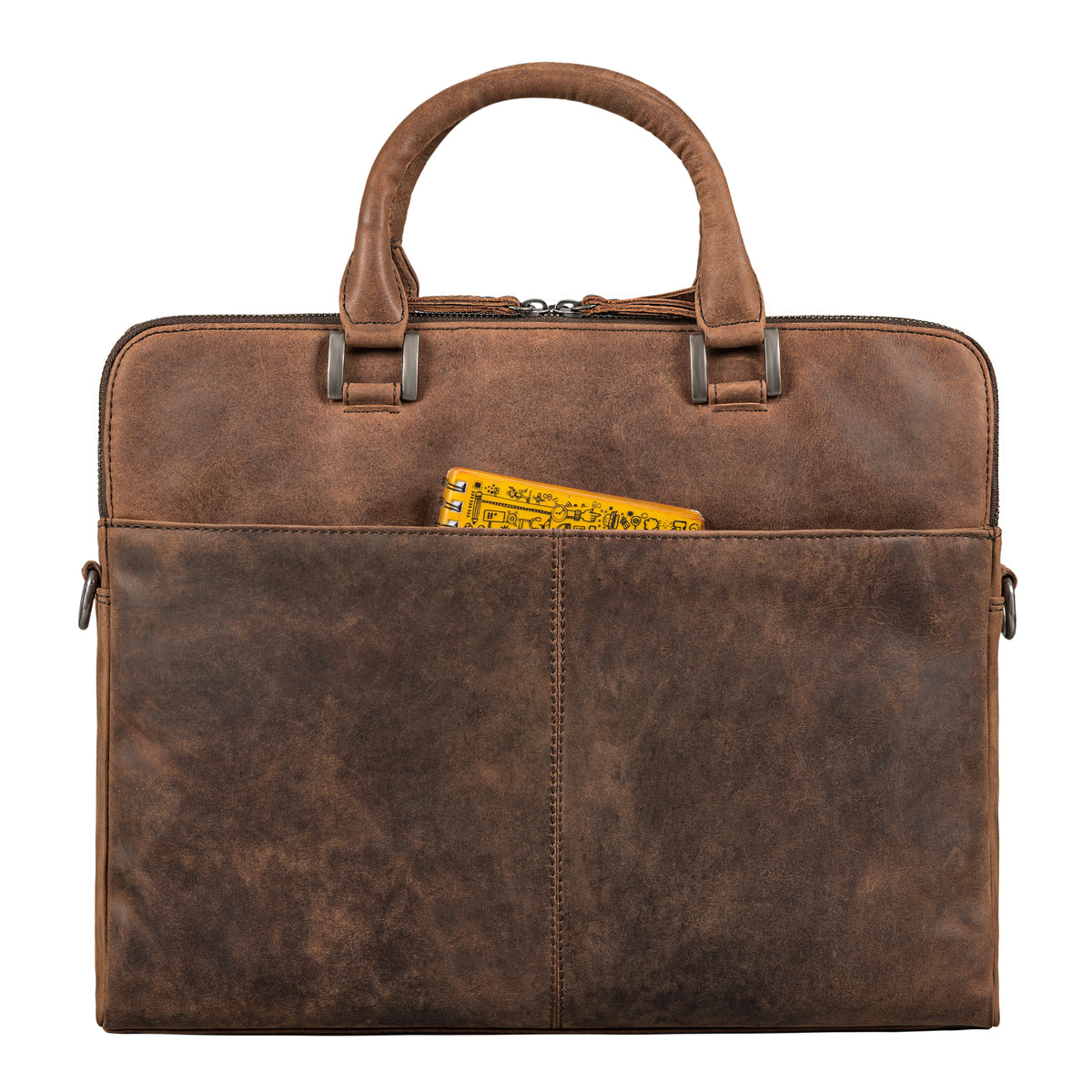 Leder Aktentasche Damen braun
