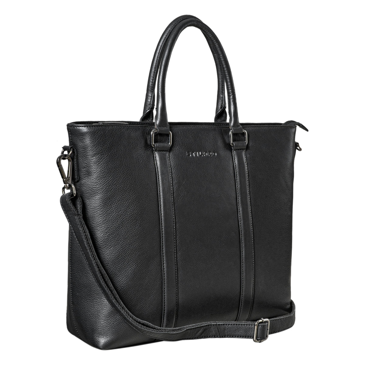 Grosse Umhängetasche Damen schwarz