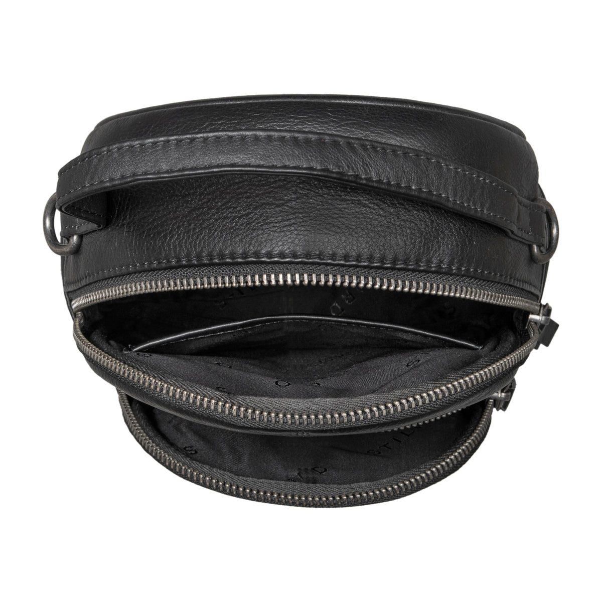 Frauen lederrucksack schwarz