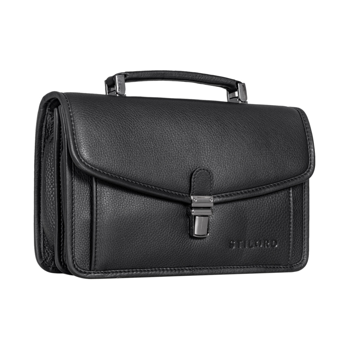 Leder Clutch Damen Vintage Groß