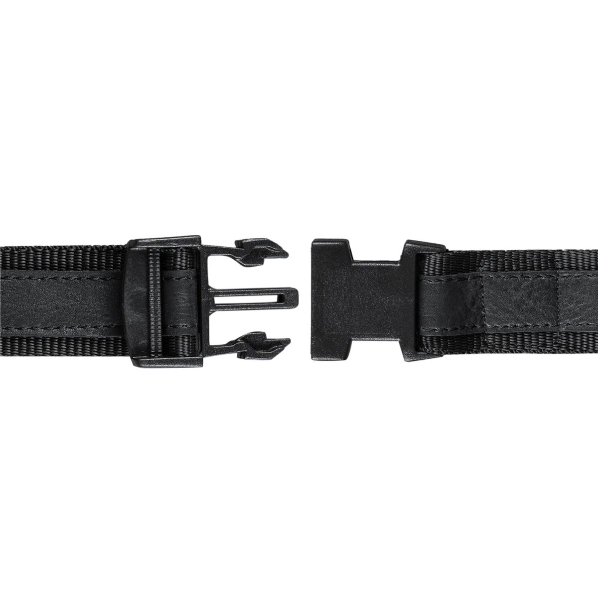 Elegante Leder hüfttasche schwarz