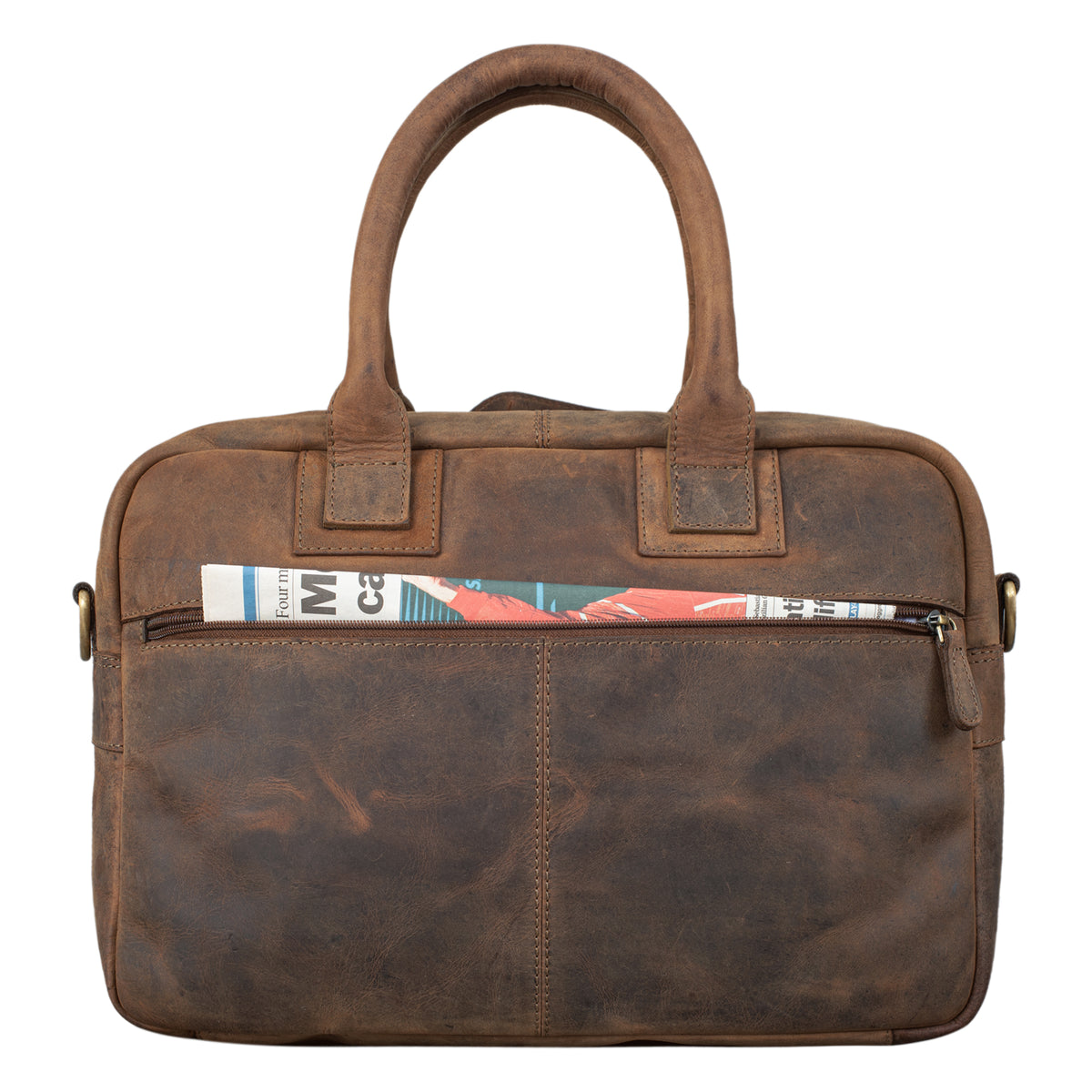Ledertasche Uni Vintage