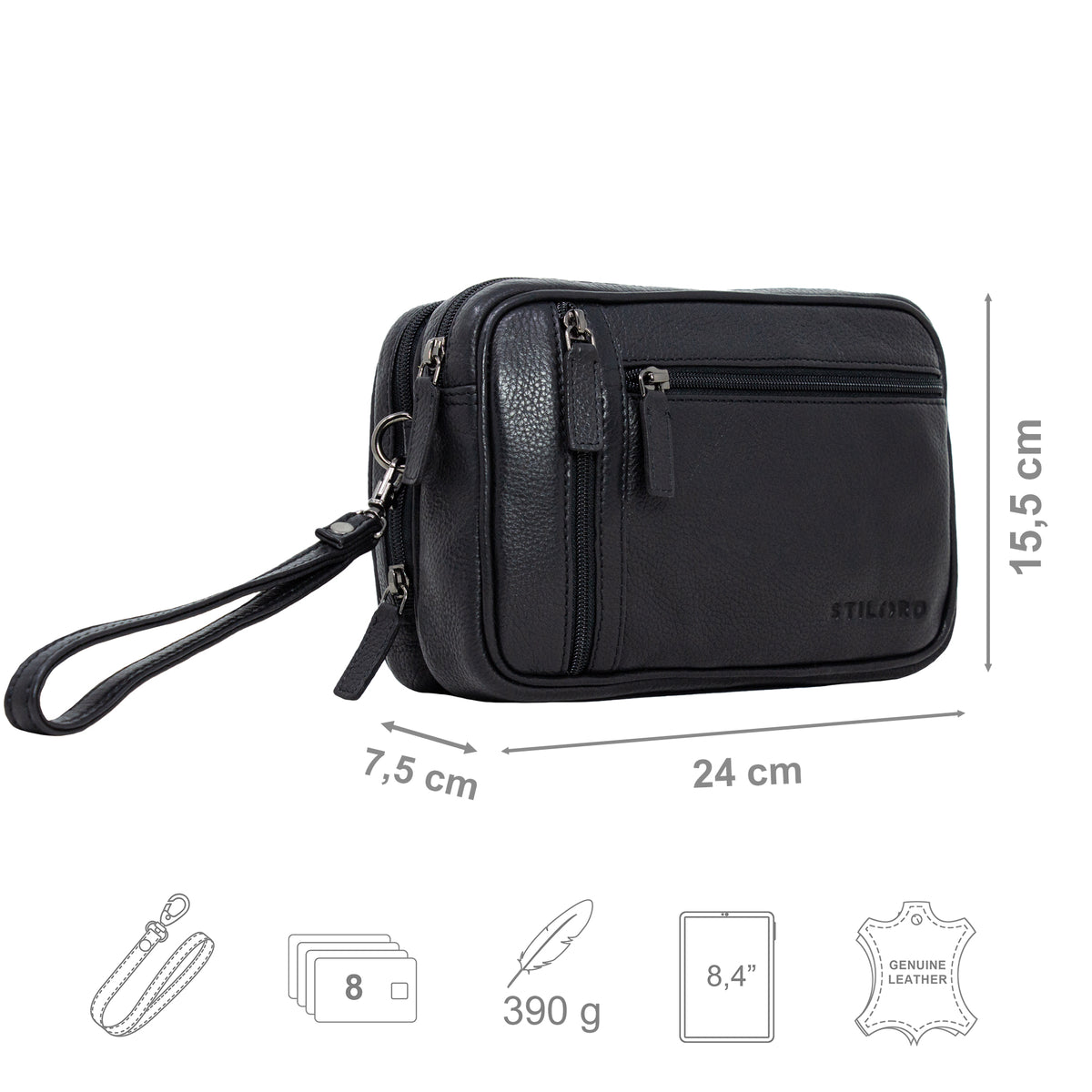 Echtleder Handtasche Herren Reisetasche