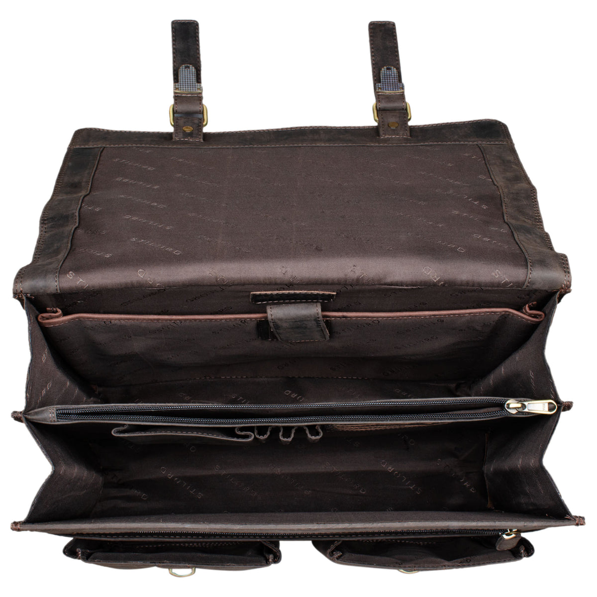 Herrentasche Aktentasche Leder Braun