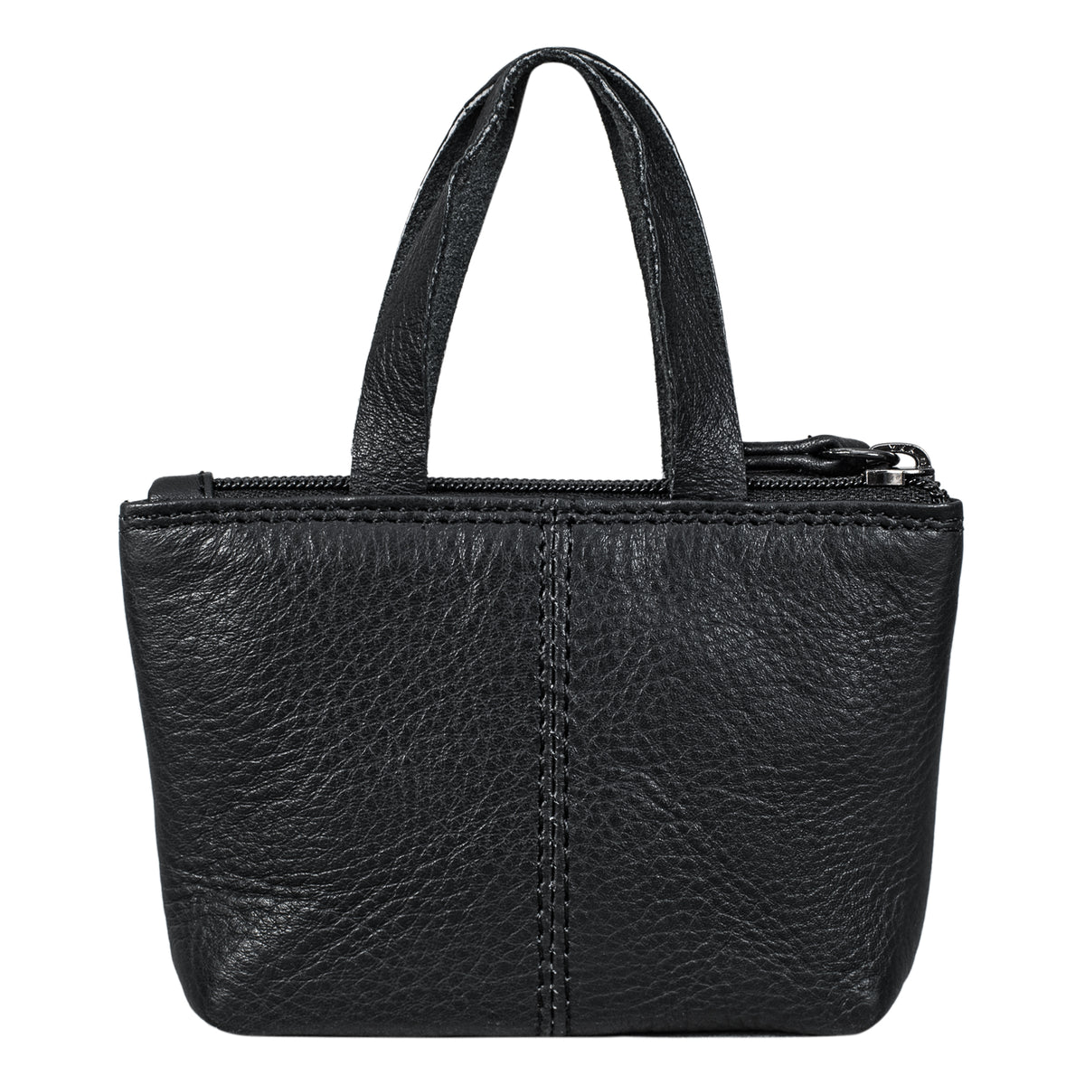 Ledertasche für Frauen klein schwarz