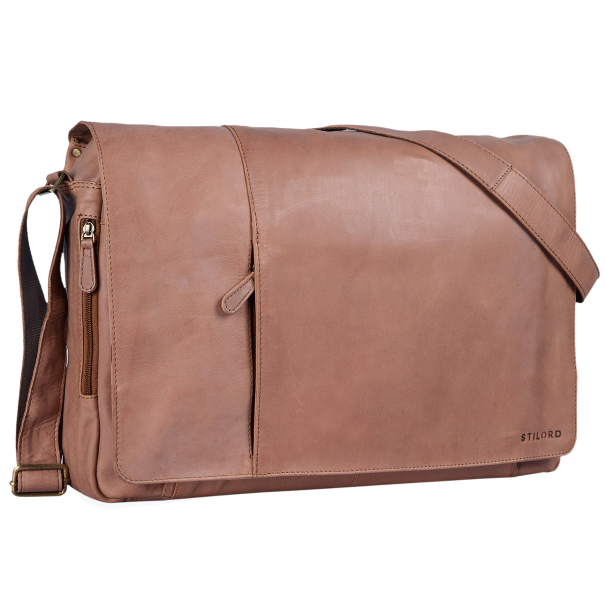 Ledertasche mit Schultergurt