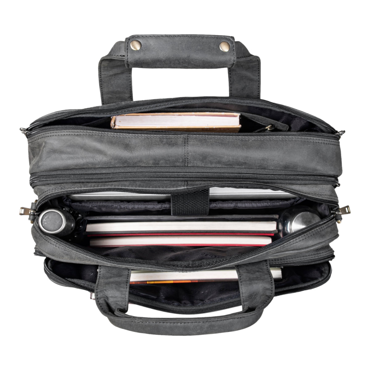 Große Bürotasche DIN A4 Leder