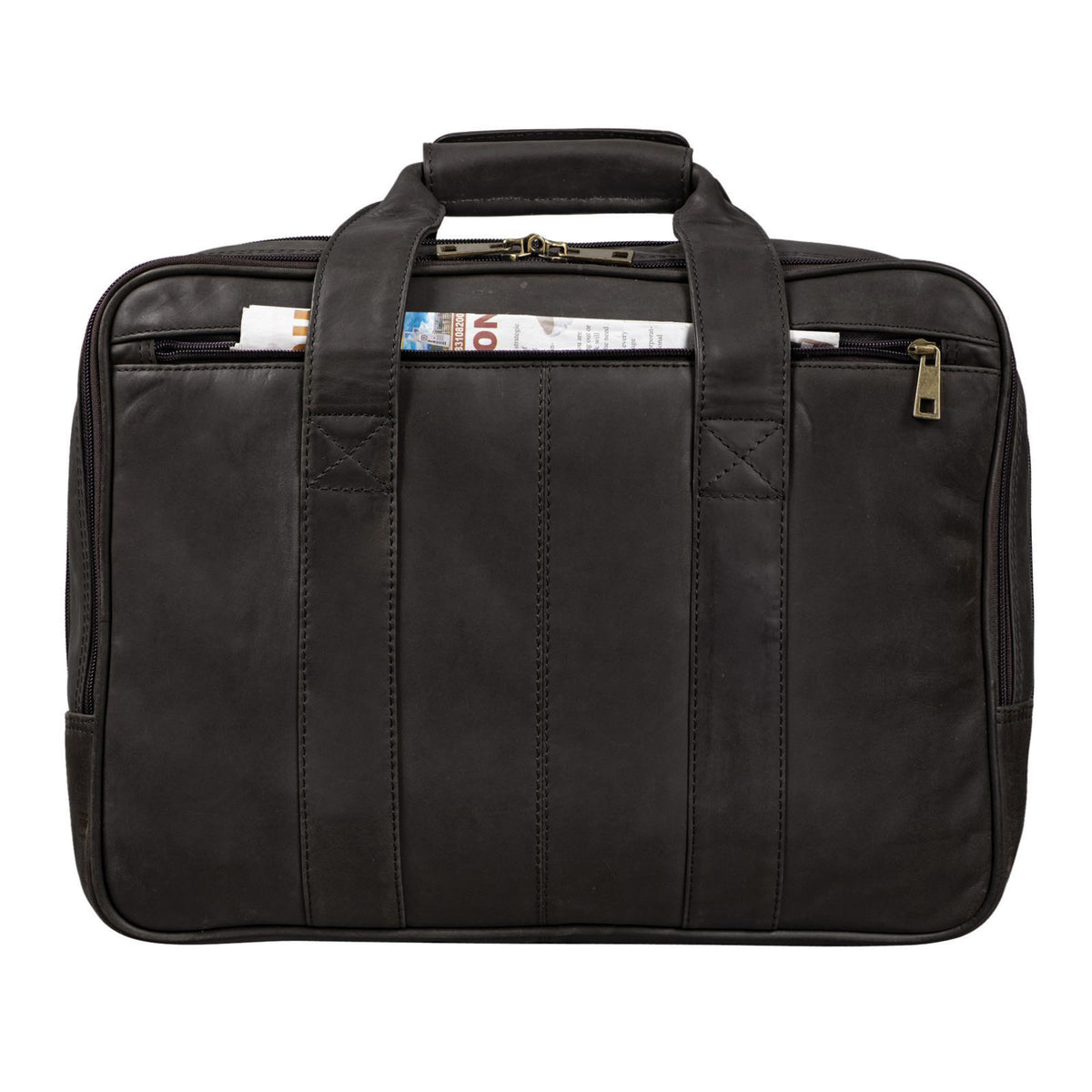 Braune Aktentasche Leder XL