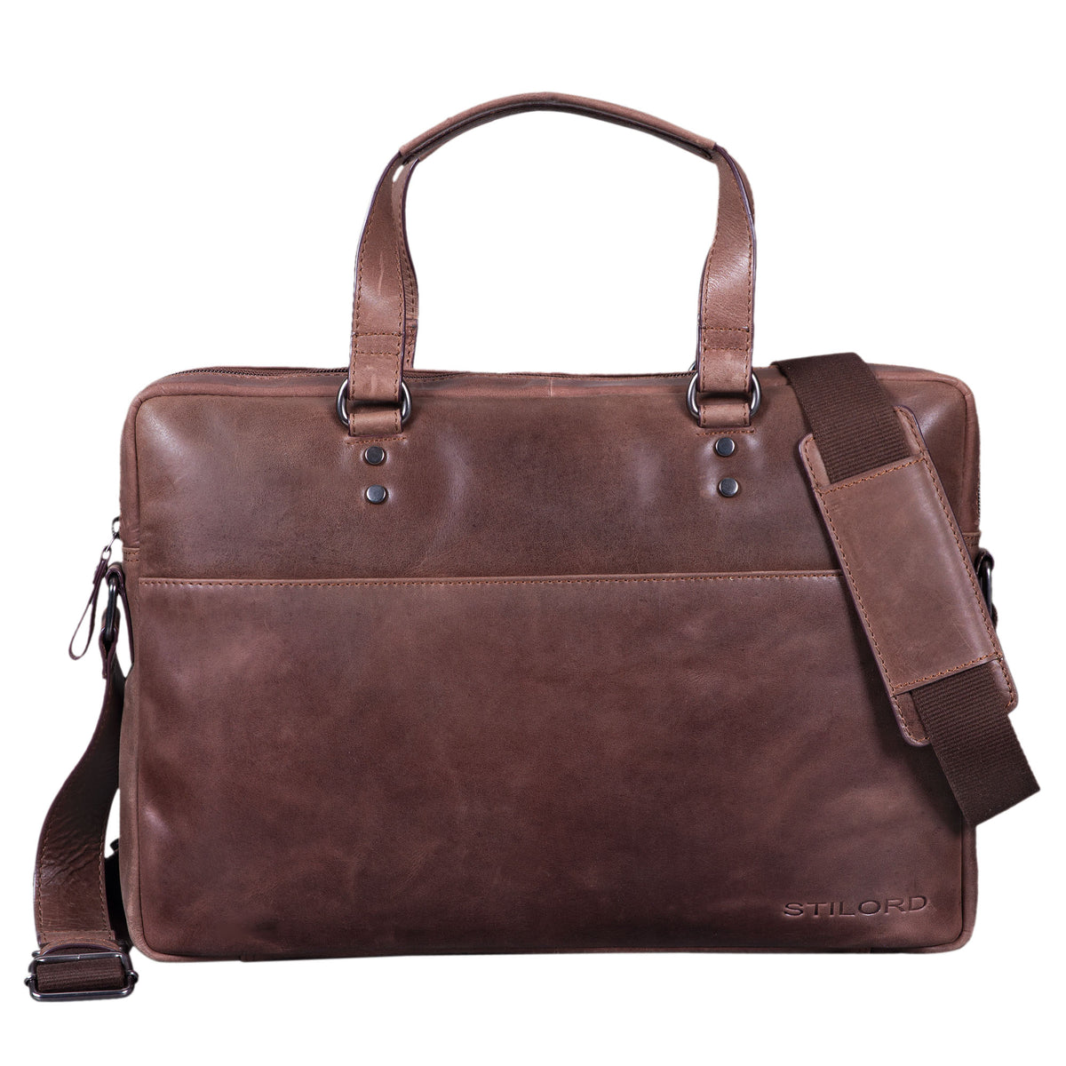 Herren Ledertasche Businesstasche XL