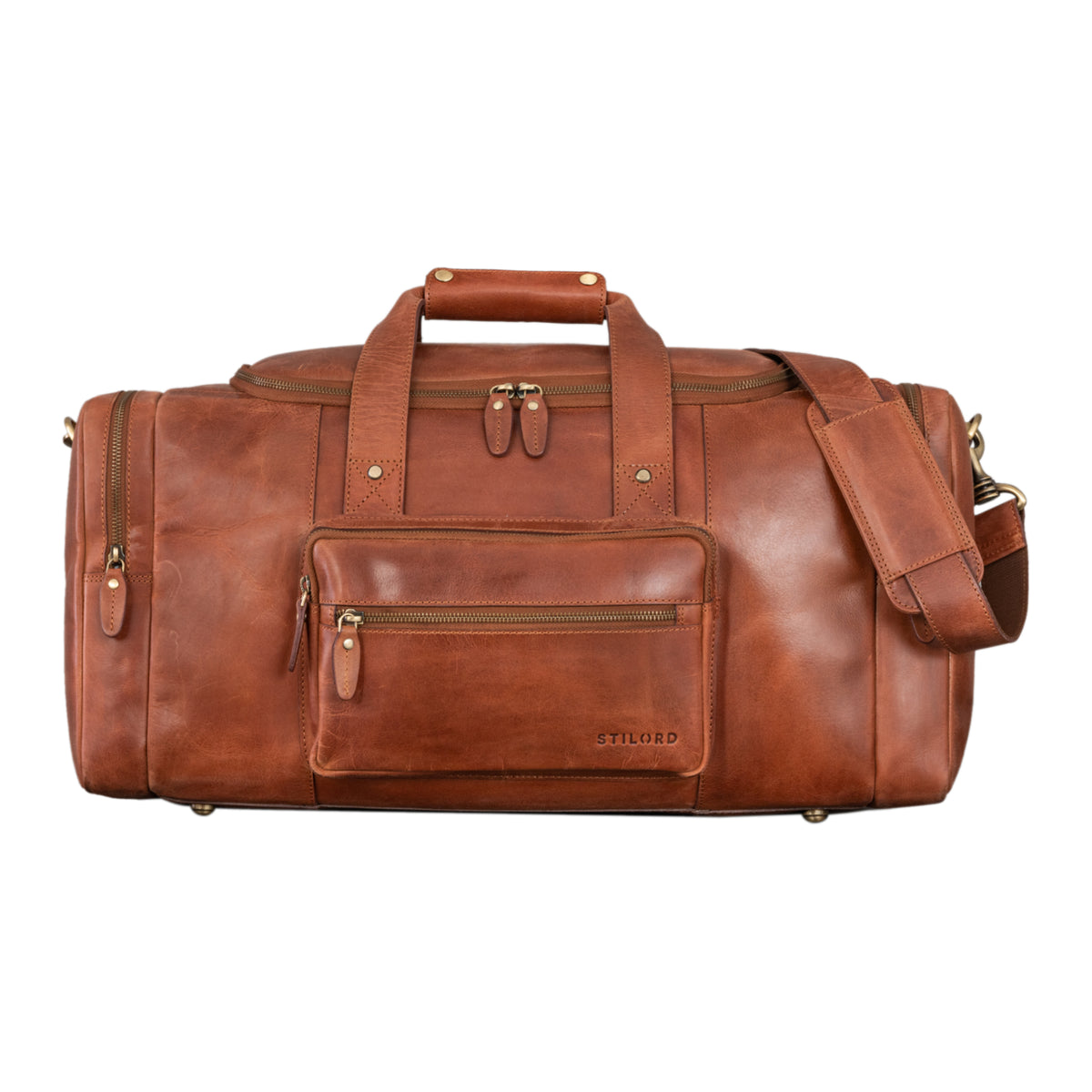 Vintage Leder Reisetasche Herren Groß