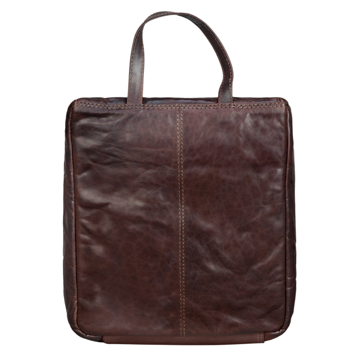 Toilettentasche Leder braun