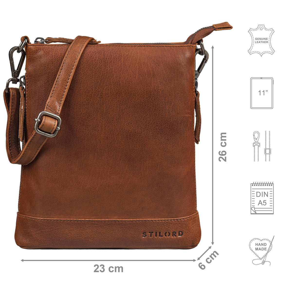 Leder Handtasche Damen klein