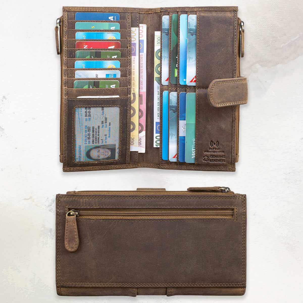 Frauen Brieftasche Leder