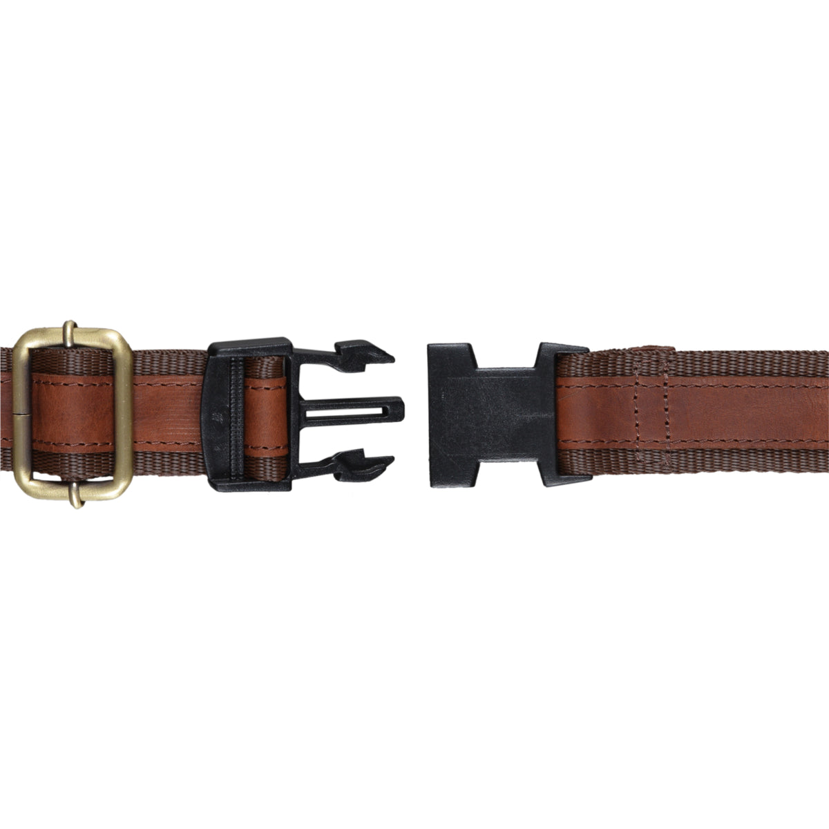 Leder Bauchtasche braun
