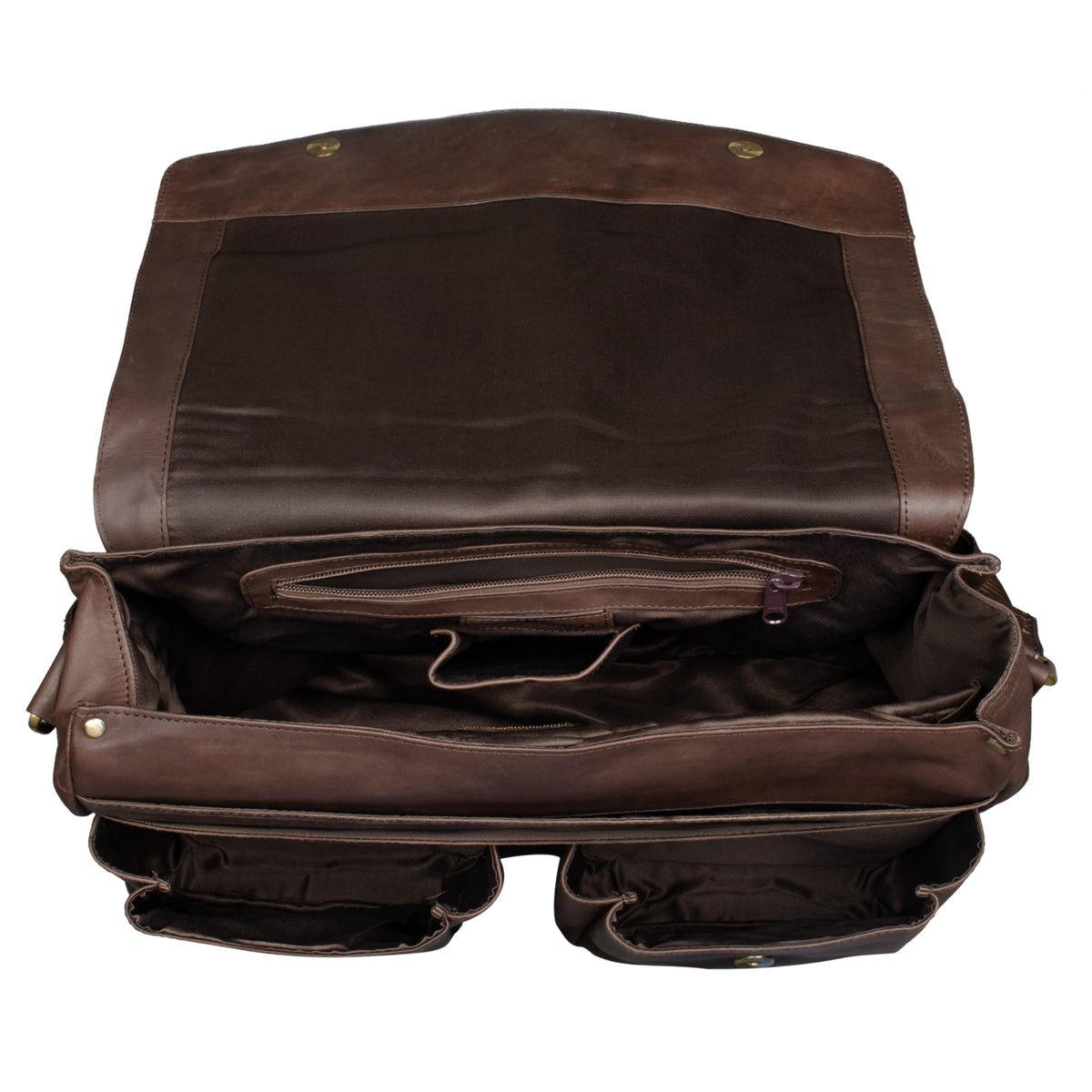Business Umhängetasche aus echtem Leder Vintage