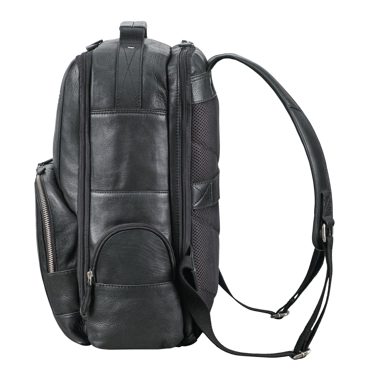 Herren Lederrucksack schwarz