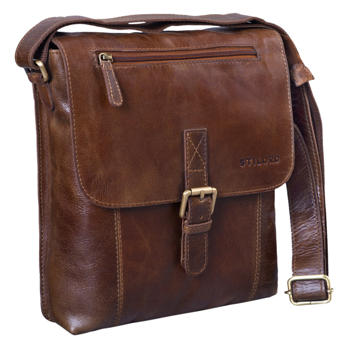 Vintage Leder Umhängetasche für Herren