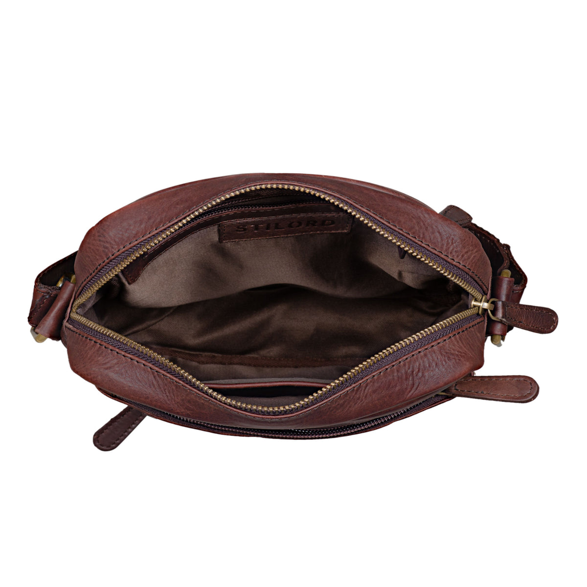 Braune Herrentasche Ledertasche Vintage klein