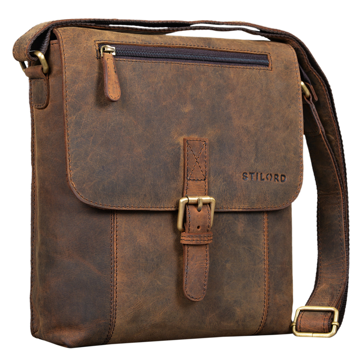 Leder Umhängetasche für Herren Vintage