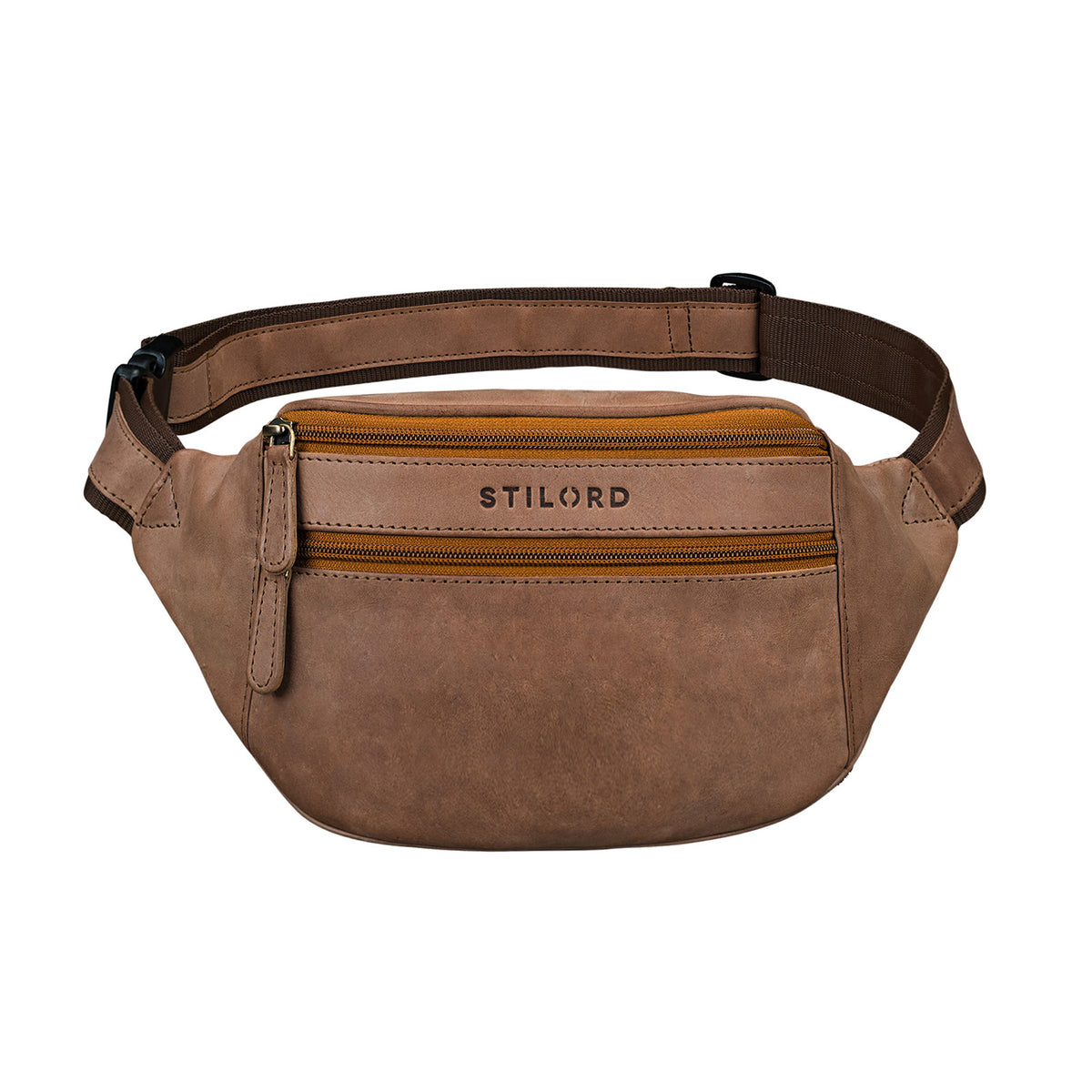 Vintage Hüfttasche Leder braun