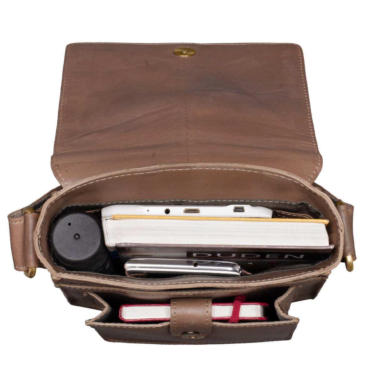 Retro Tablettasche Leder