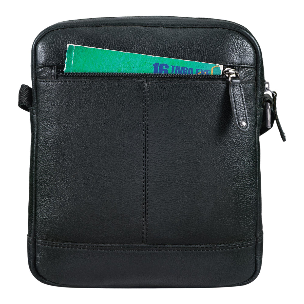 Ledertasche zum Umhängen klein schwarz