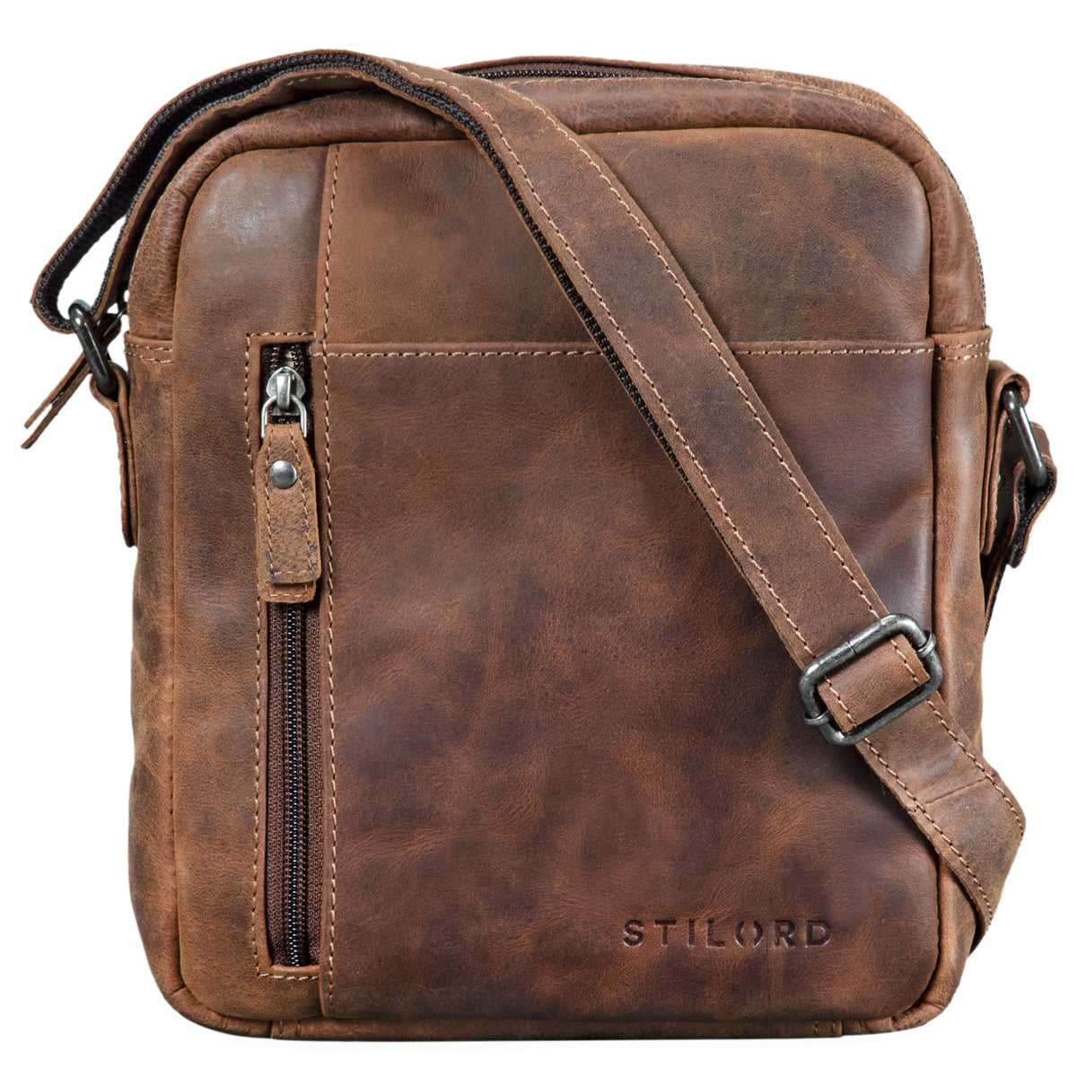 stilvolle Vintage Ledertasche Männer