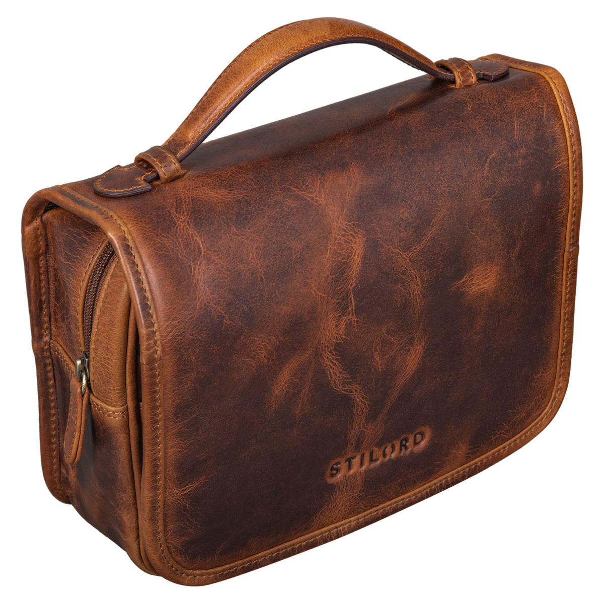 Waschtasche Leder