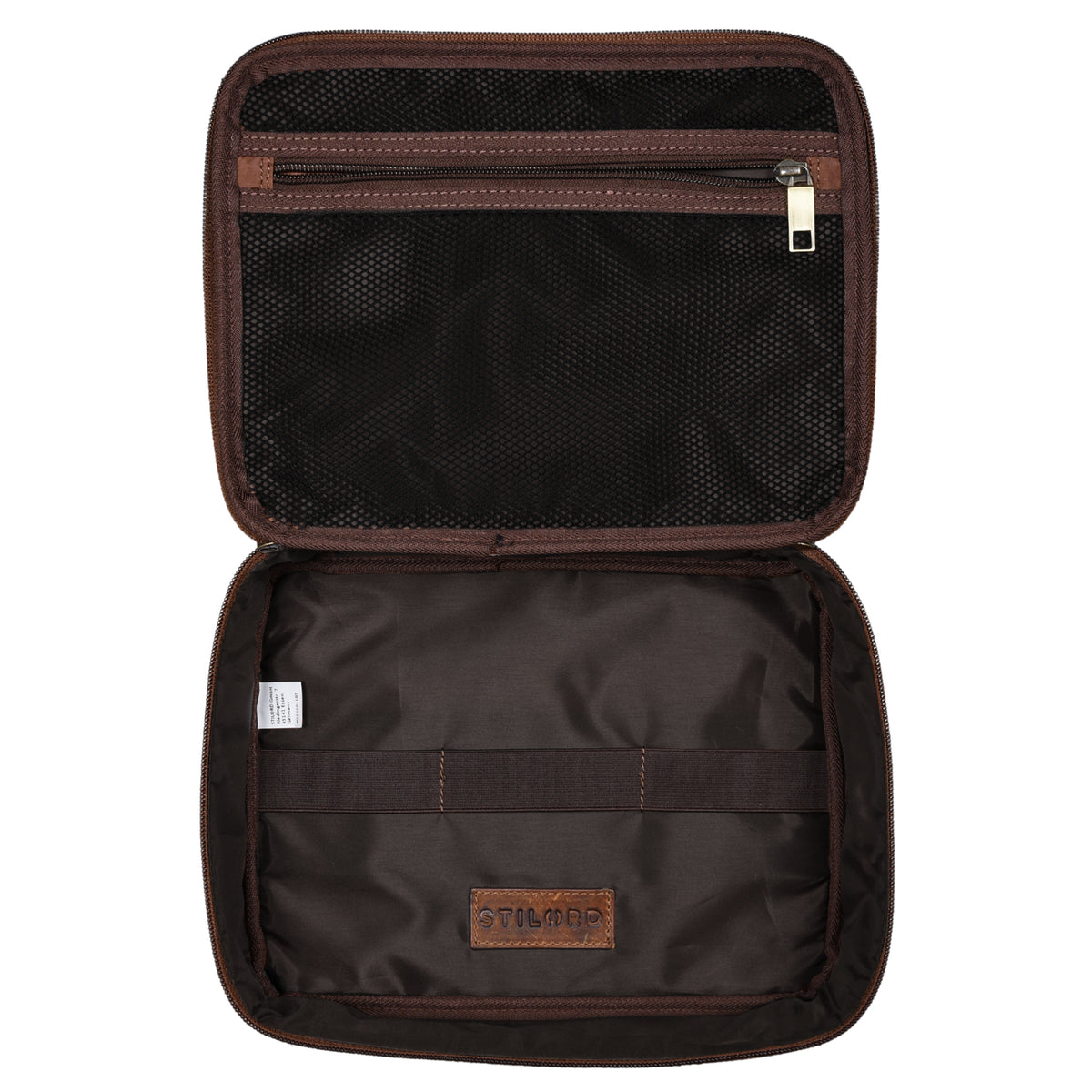 Kulturtasche Leder groß