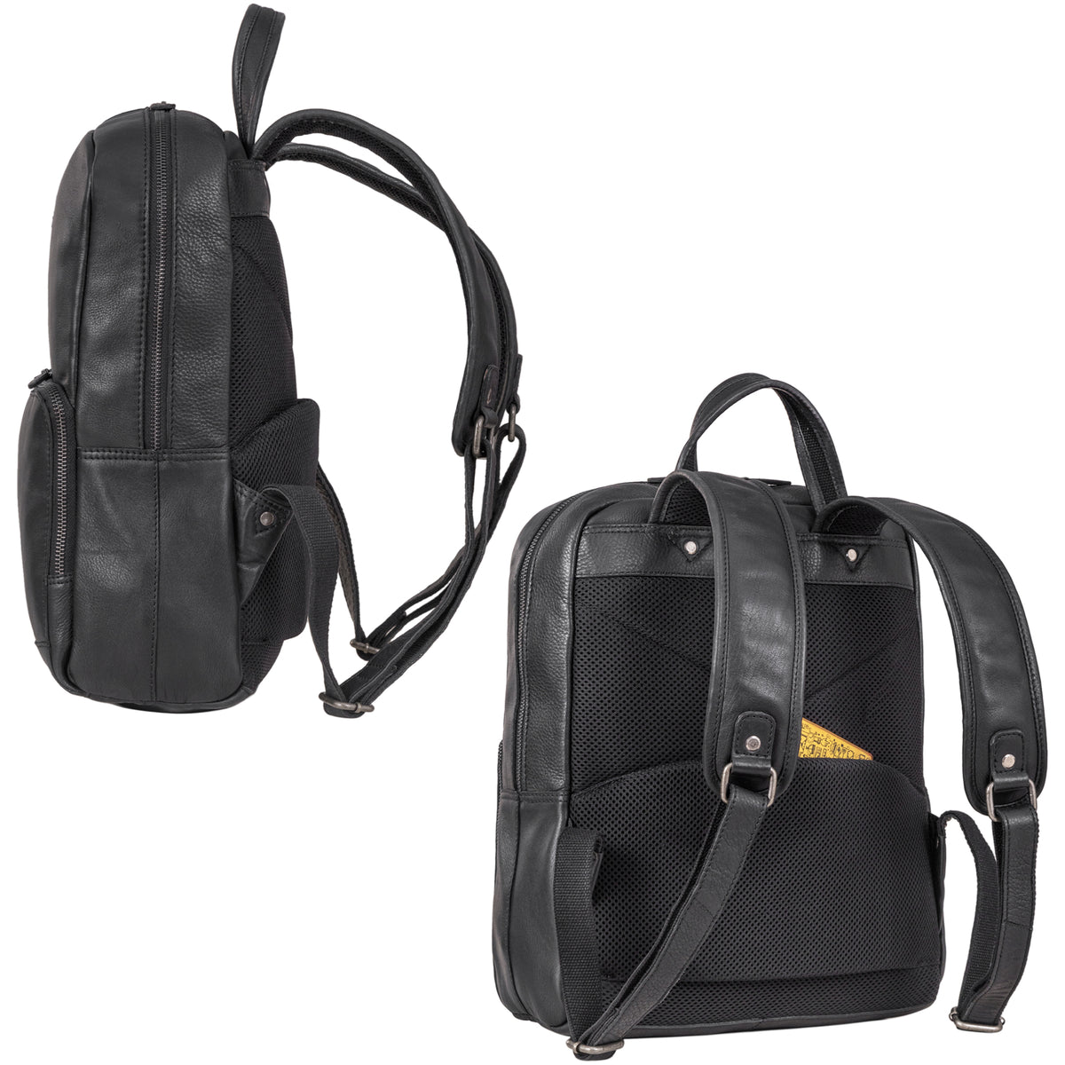 Damen Laptop Rucksack schwarz