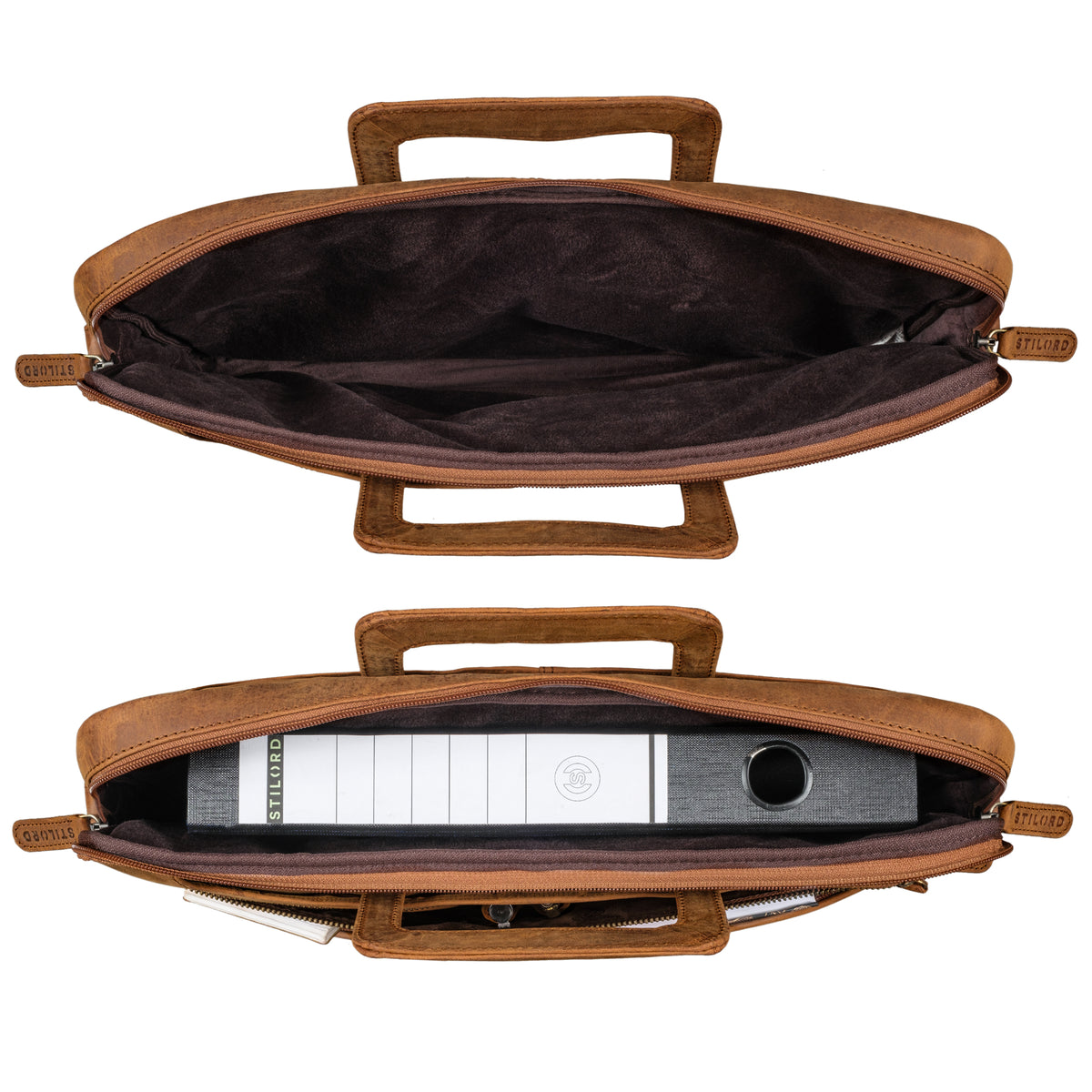 15,6 Zoll Laptop Tasche Leder