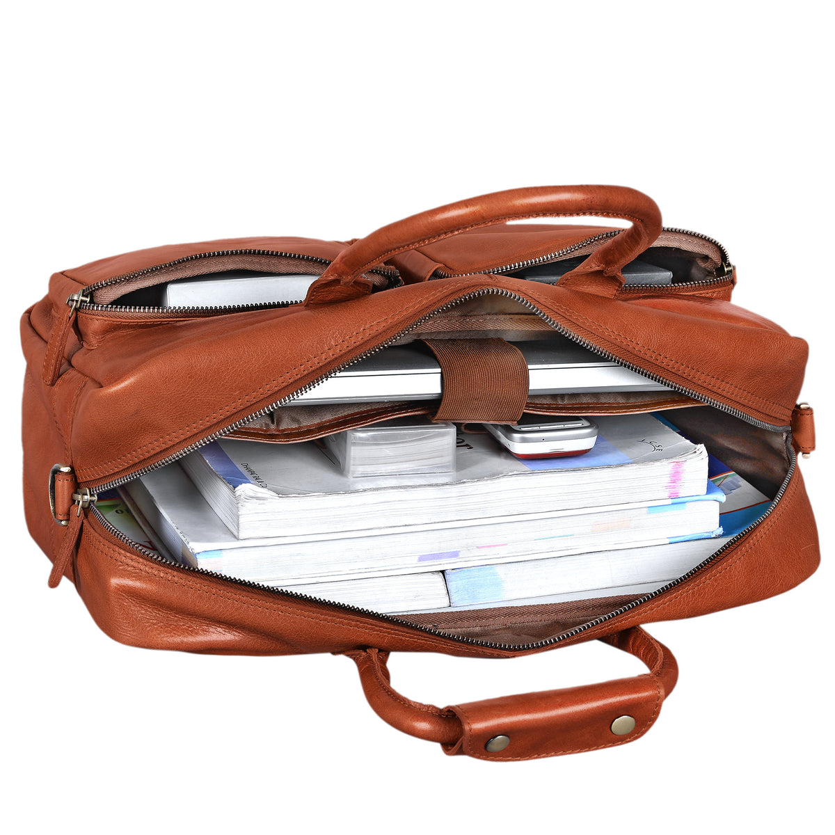 Aktentasche Businesstasche Leder braun