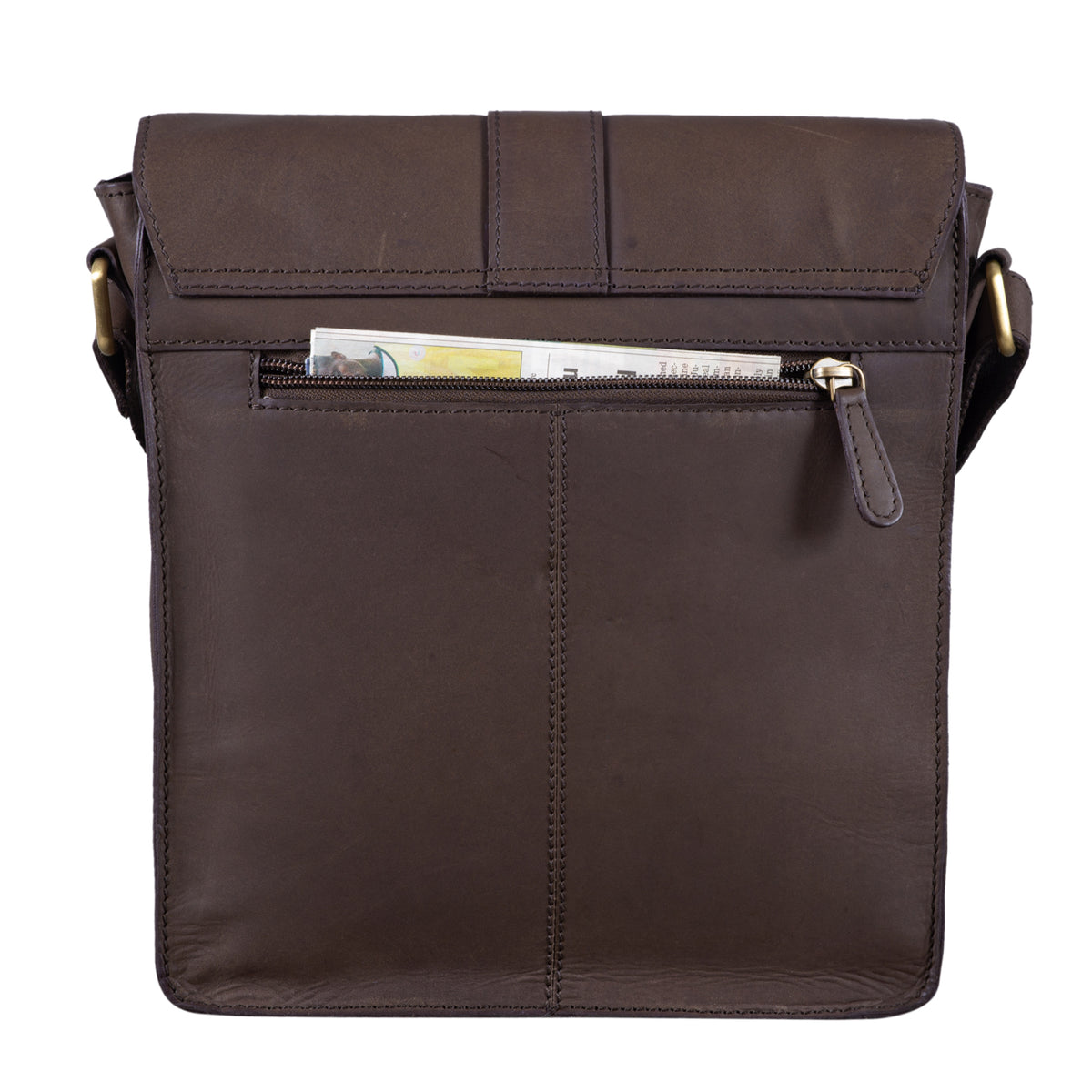 Herren Ledertasche Vintage braun